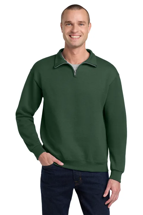 JERZEES NuBlend 1/4-Zip Cadet Collar Sweatshirt - Image 5