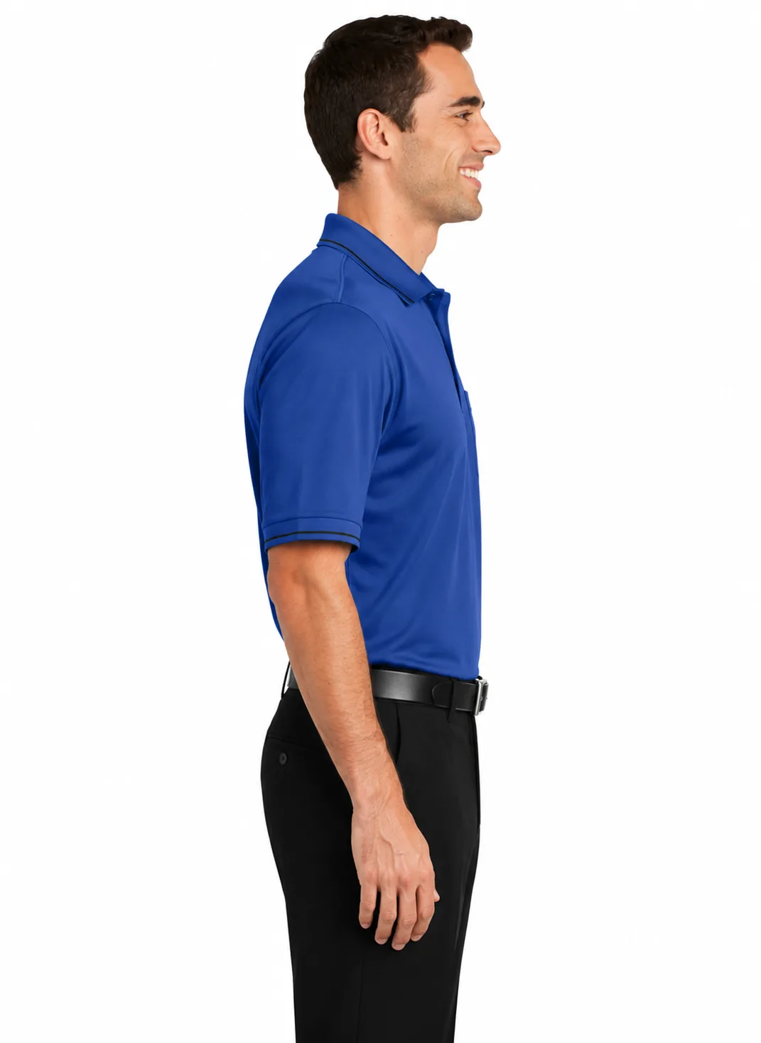 Corner Stone Snag-Proof Tipped Pocket Polo - Image 2