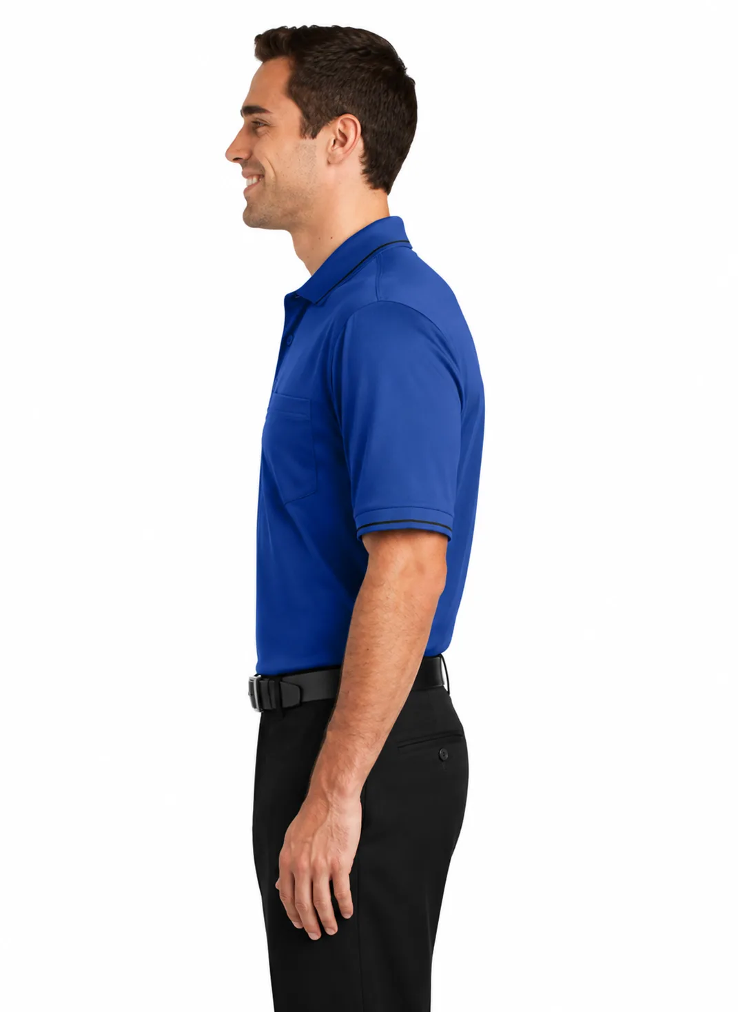 Corner Stone Snag-Proof Tipped Pocket Polo - Image 3
