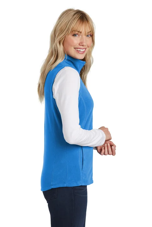Custom Logo Port Authority Ladies Microfleece Vest - Image 3