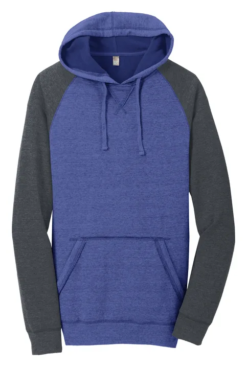 Customize District Lightweight Fleece Raglan Hoodie - Image 2