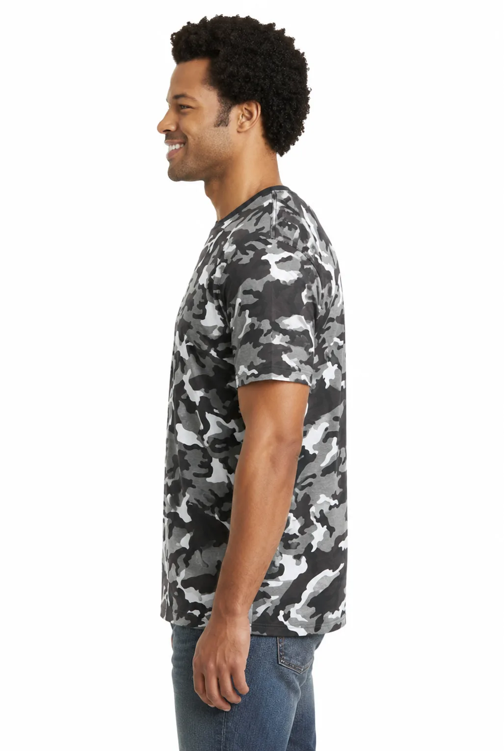 District Men's Camo Crew Tee - Image 3