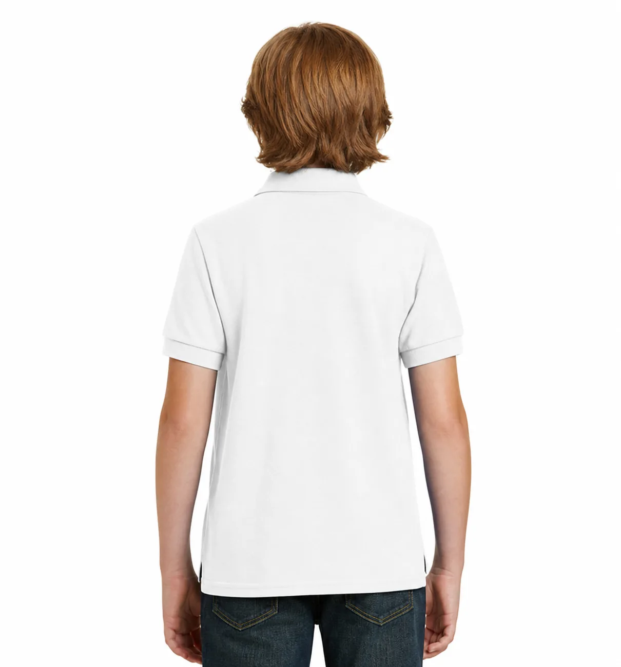 Gildan Youth DryBlend Pique Sport Shirt - Image 4