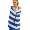 Custom Cabana Stripe Beach Towel