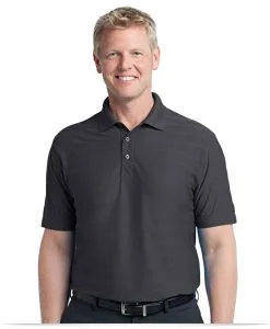 Personalized Port Authority Horizontal Texture Polo