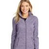 Customize Port Authority Ladies Digi Stripe Fleece Jacket