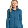 Embroidered Port Authority Ladies Sweater Fleece Jacket