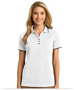 Customize Port Authority Ladies Rapid Dry Tipped Polo
