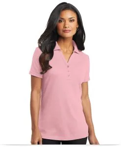 Customize Port Authority Ladies Silk Touch Interlock Polo