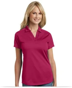 Customize Logo Port Authority Ladies Diamond Jacquard Polo