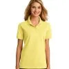 Customize Ladies Ring Spun Pique Polo
