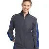 Custom Sport-Tek Ladies Piped Colorblock Wind Jacket