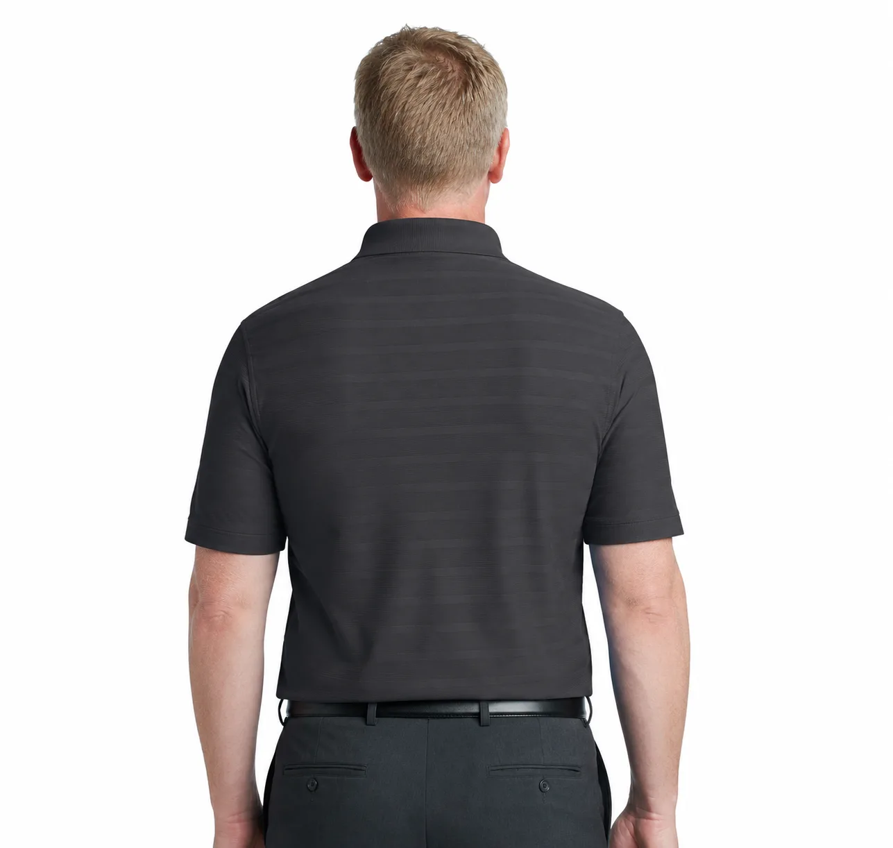 Port Authority Horizontal Texture Polo - Image 3