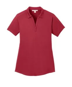 Alternative view of Port Authority Ladies Diamond Jacquard Polo