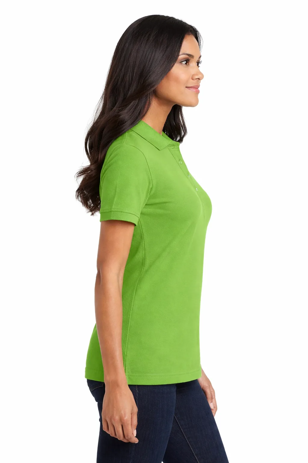 Port Authority Ladies EZCotton Pique Polo - Image 3