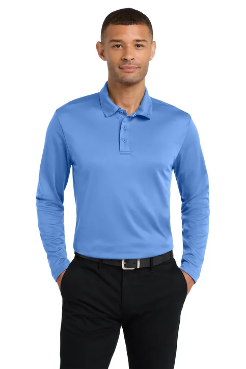 Port Authority Silk Touch Performance L/S Polo - Image 5