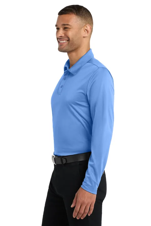 Port Authority Silk Touch Performance L/S Polo - Image 3