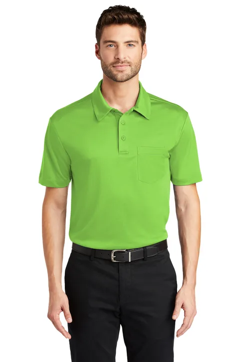 Port Authority Silk Touch Pocket Polo - Image 5