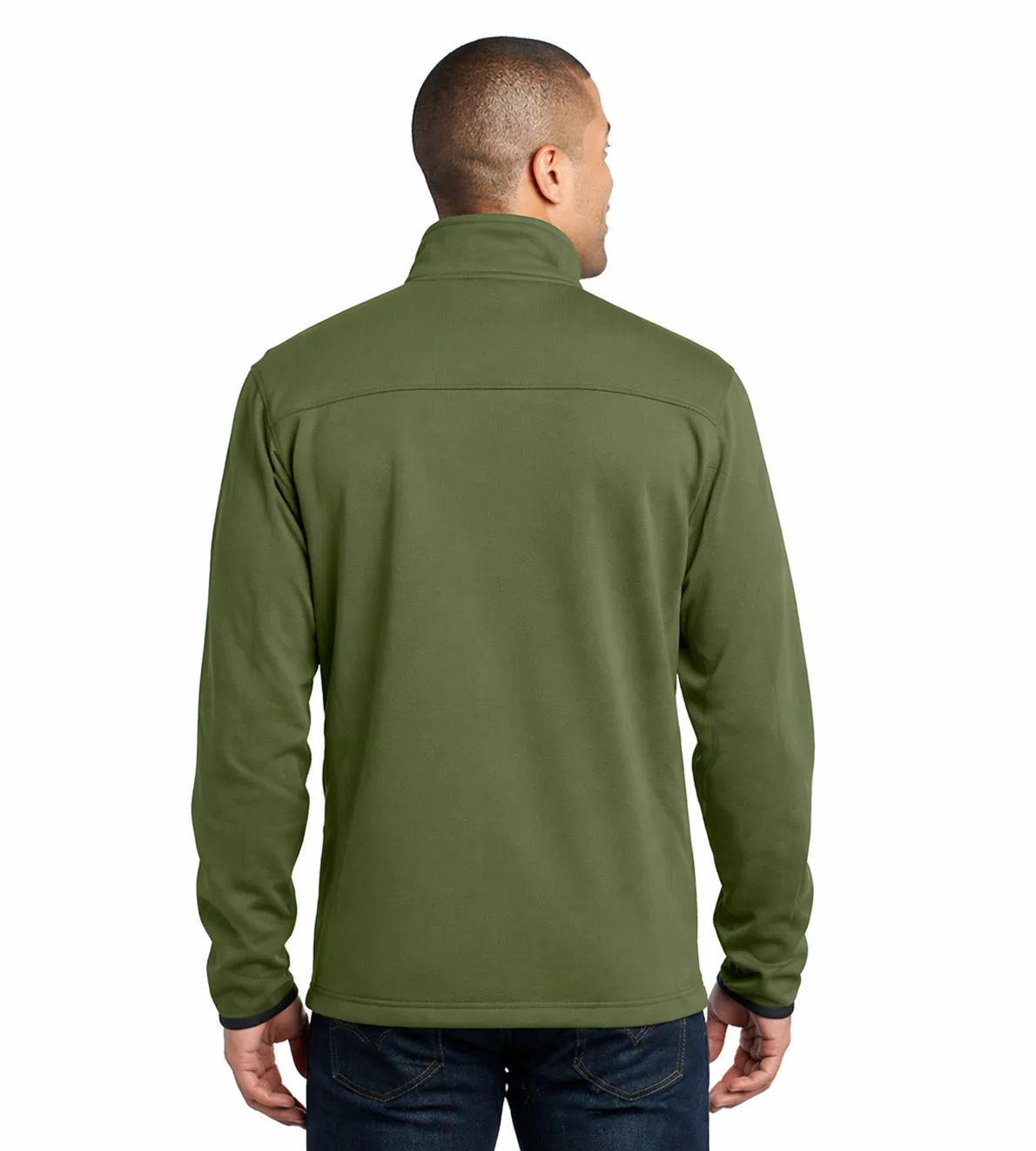 Port Authority Tall Pique Fleece Jacket - Image 4