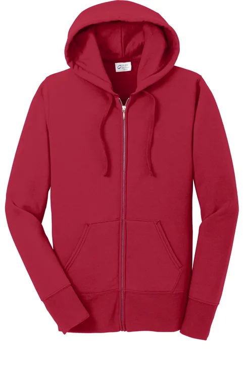 Port and Company Ladies Classic Full-Zip Hoodie - Image 3