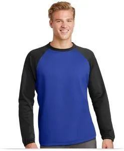 Customize Sport-Tek Raglan Colorblock Fleece