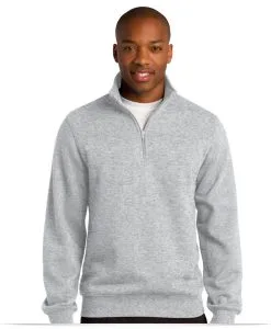 Embroidered Custom Logo on Sport-Tek 1/4-Zip Sweatshirt