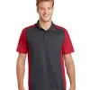 Customize Sport-Tek Colorblock Micropique Polo