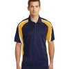 Customize Logo Sport Tek Tricolor Micropique Sport Wick Polo