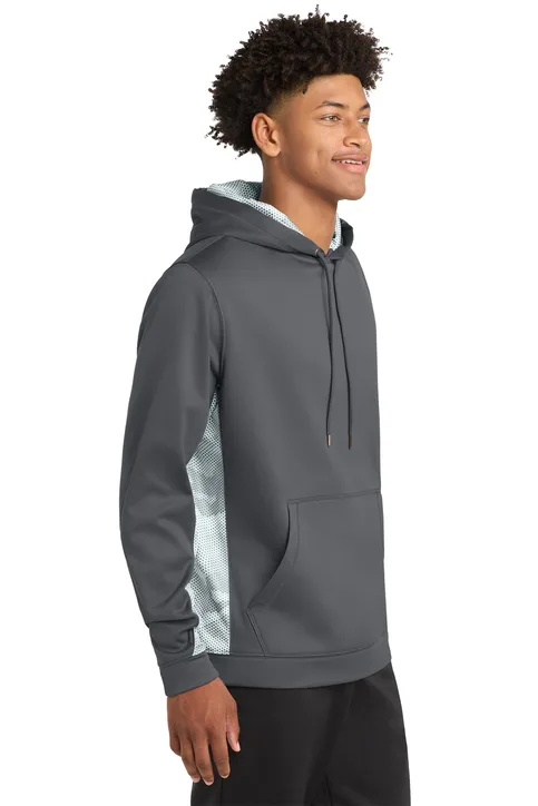 Sport-Tek CamoHex Fleece Colorblock Hoodie - Image 3