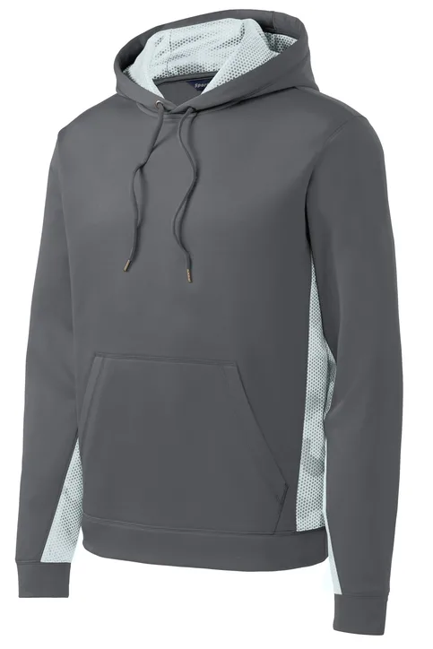Sport-Tek CamoHex Fleece Colorblock Hoodie - Image 2