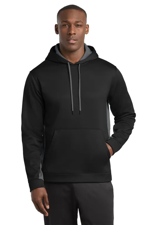 Sport-Tek Fleece Colorblock Hooded Pullover - Image 5