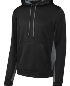 Alternative view of Sport-Tek Fleece Colorblock Hooded Pullover