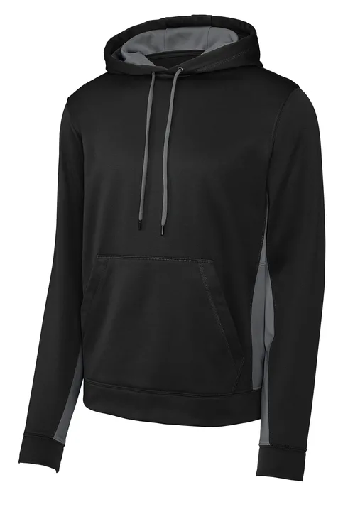 Sport-Tek Fleece Colorblock Hooded Pullover - Image 2