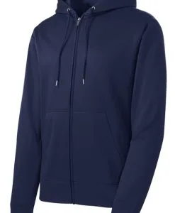 Alternative view of Sport-Tek Fleece Full-Zip Hooded Jacket