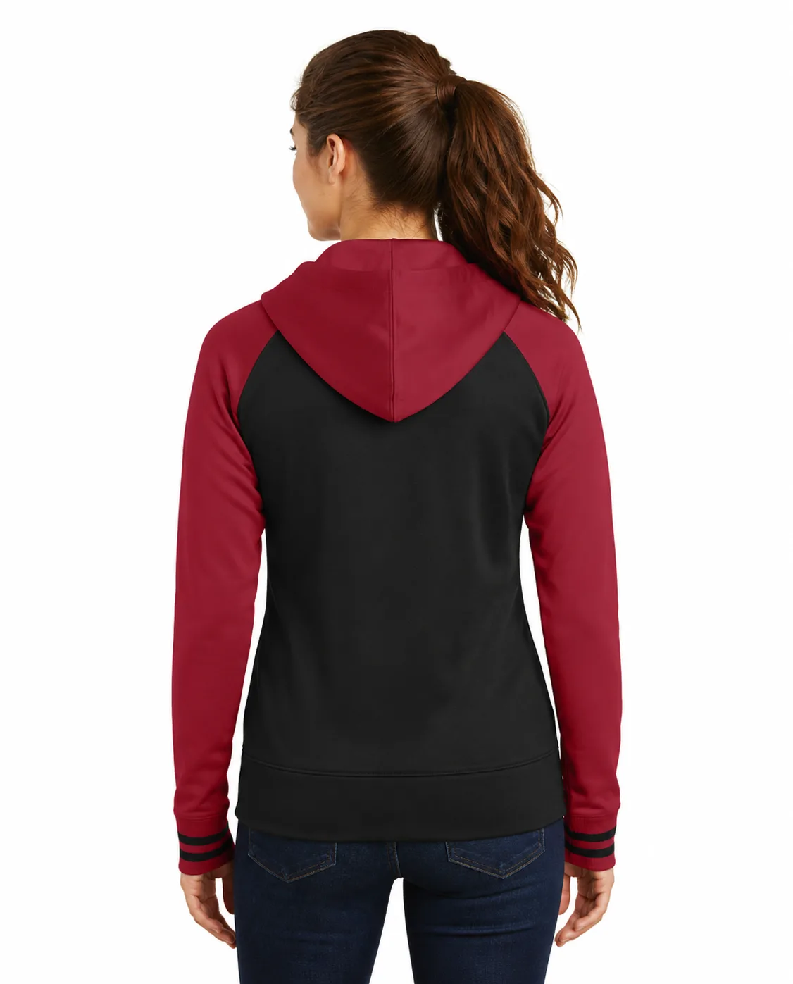Sport-Tek Ladies Full-Zip Hooded Jacket - Image 4