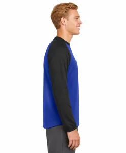 Alternative view of Sport-Tek Raglan Colorblock Fleece