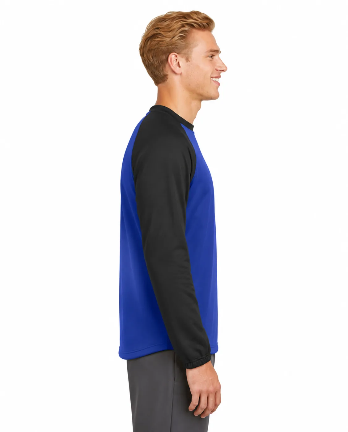 Sport-Tek Raglan Colorblock Fleece - Image 2