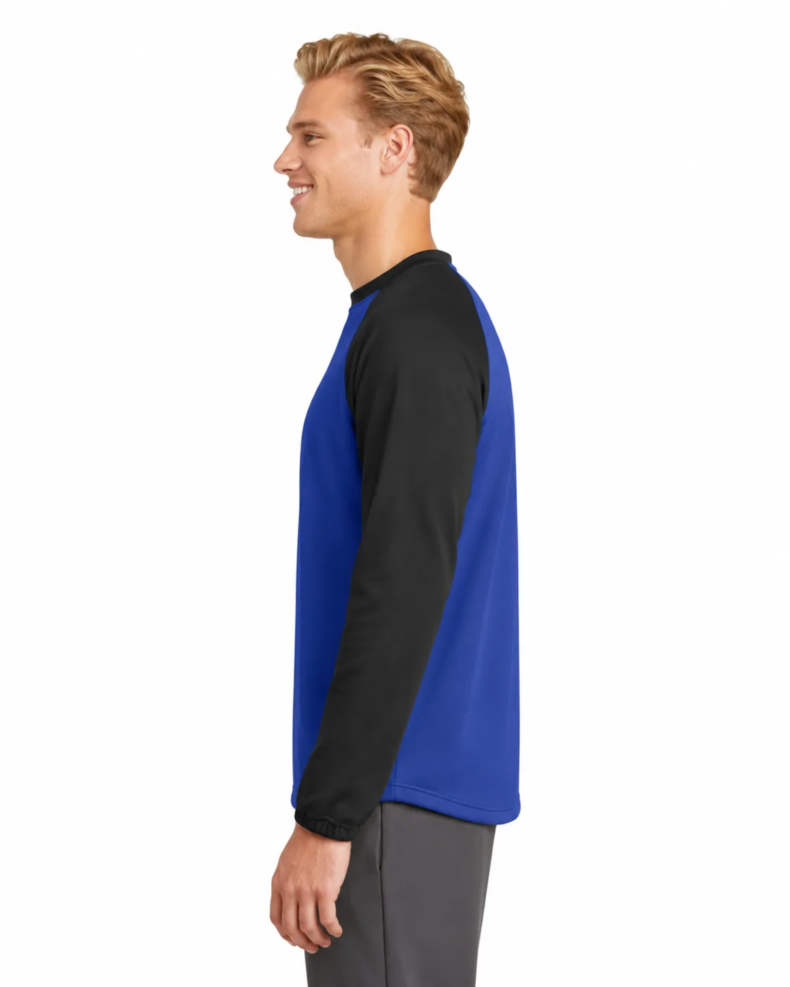 Sport-Tek Raglan Colorblock Fleece - Image 3