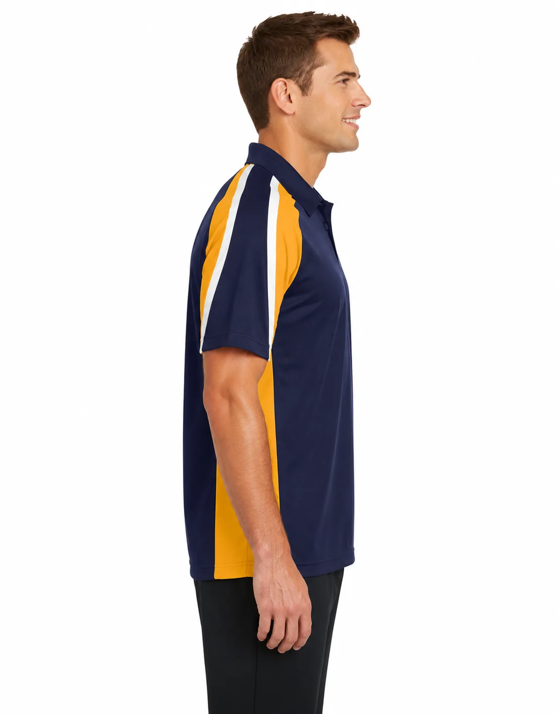 Sport-Tek Tricolor Micropique Sport-Wick Polo - Image 4