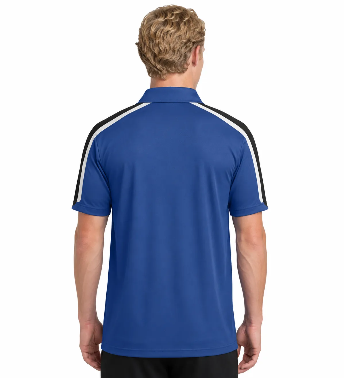 Sport-Tek Tricolor Shoulder Sport-Wick Polo - Image 4