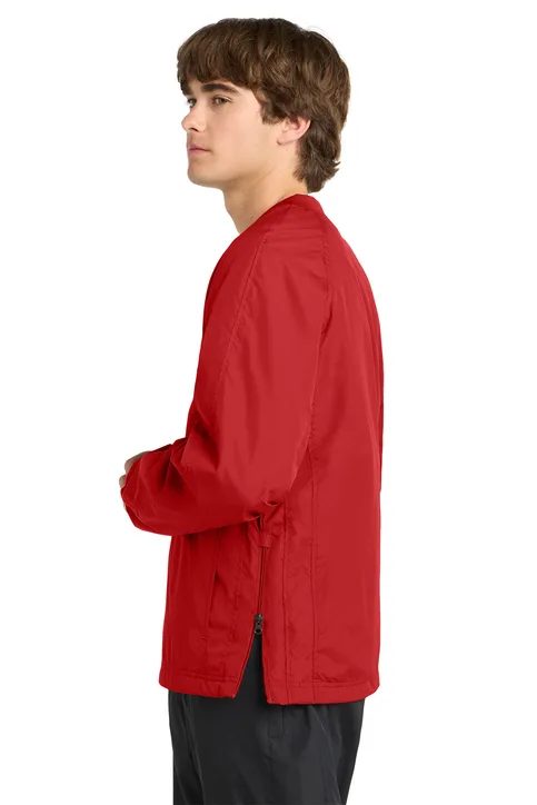 Sport-Tek V-Neck Raglan Wind Shirt - Image 3
