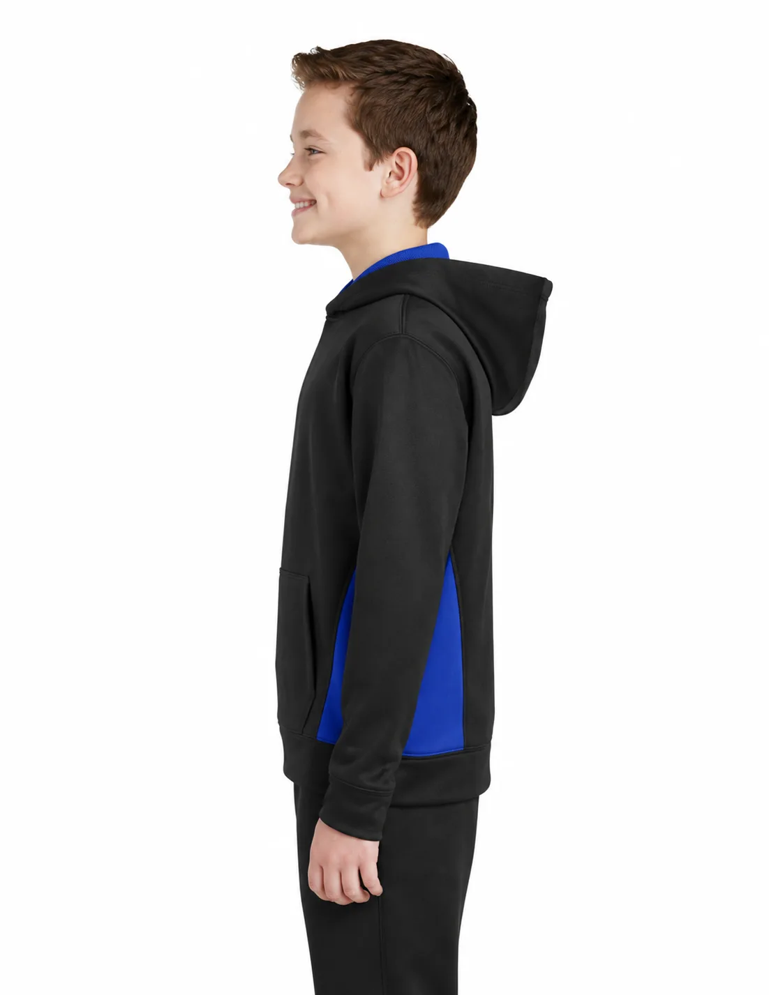 Sport-Tek Youth Colorblock Hooded Pullover - Image 3