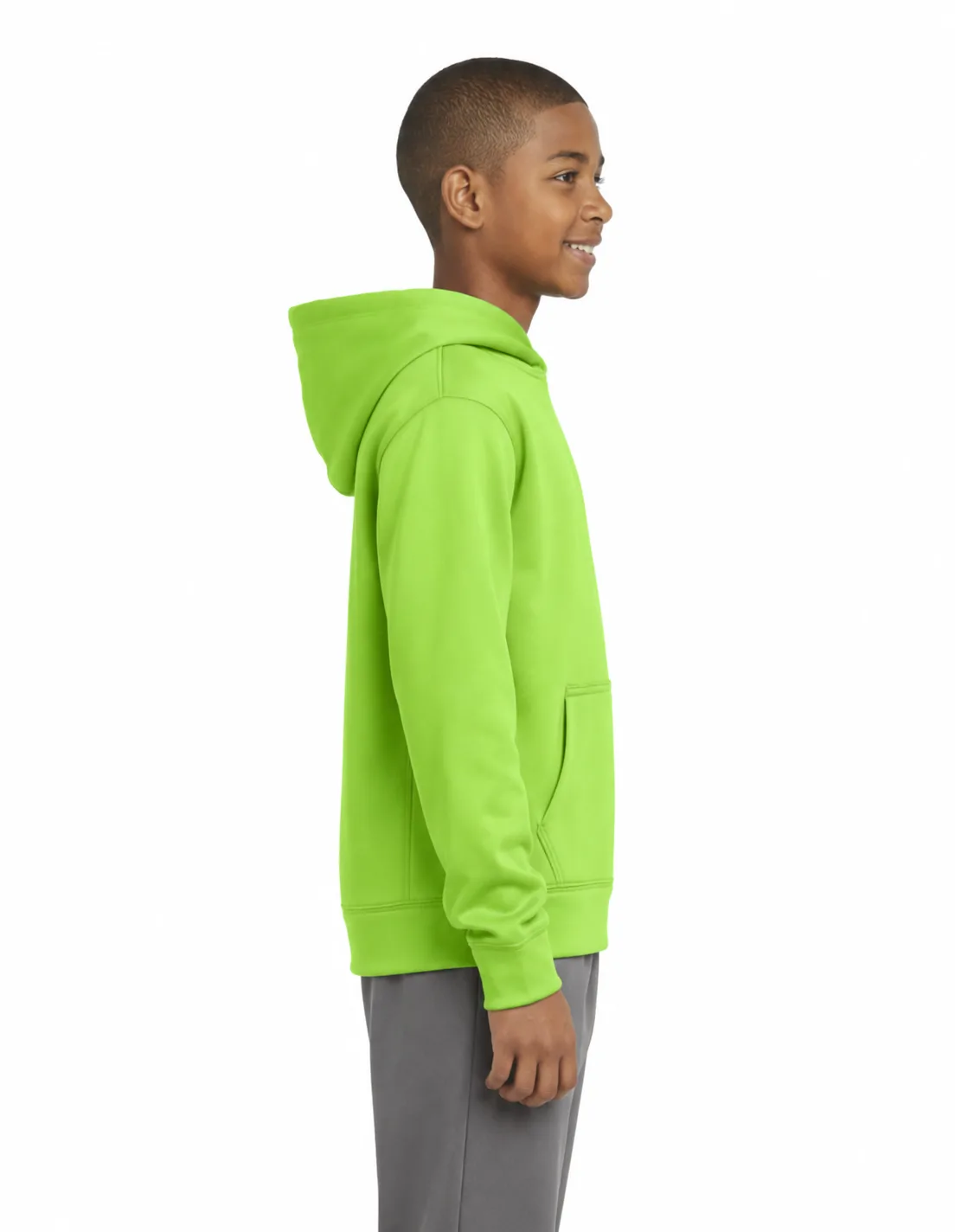 Sport-Tek Youth Sport-Wick Fleece Hoodie - Image 2