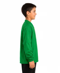 Alternative view of Sport-Tek Youth V-Neck Raglan Wind Shirt