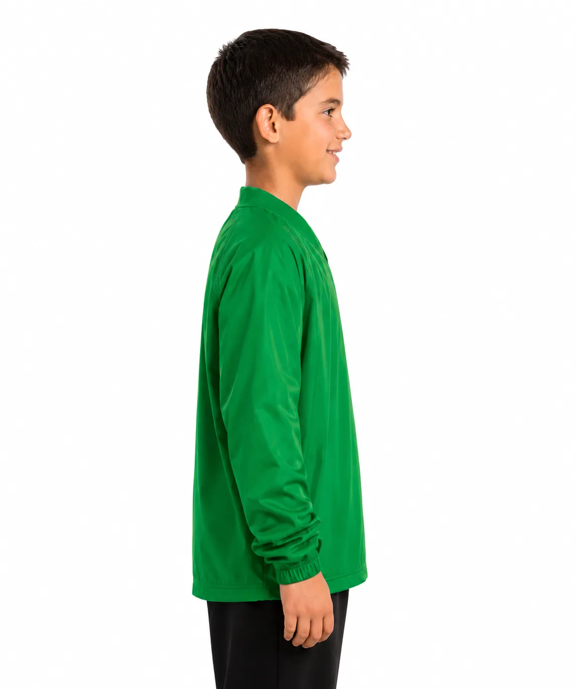 Sport-Tek Youth V-Neck Raglan Wind Shirt - Image 2