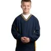 Embroidered Sport-Tek Youth Tipped V-Neck Raglan Wind Shirt