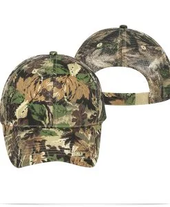Otto Camo Low Profile Style Mesh Back Cap