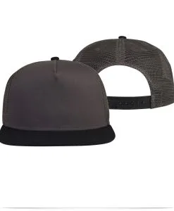Otto Flat Visor Mesh Back Snapback Cap