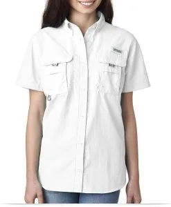 Personalized Columbia Ladies Bahama Short-Sleeve Shirt