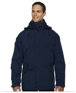 North End Men’s 3-in-1 Parka with Dobby Trim